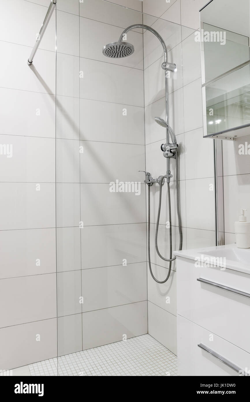 Luxury bathroom - shower Stock Photo