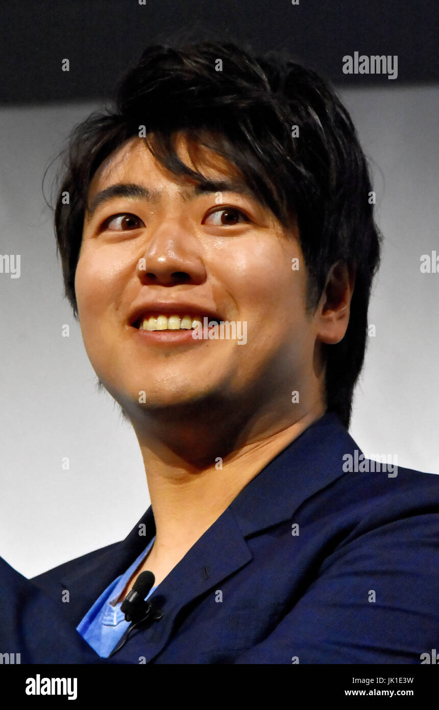 Famous Chinese concert pianist Lang Lang at the China Advertising