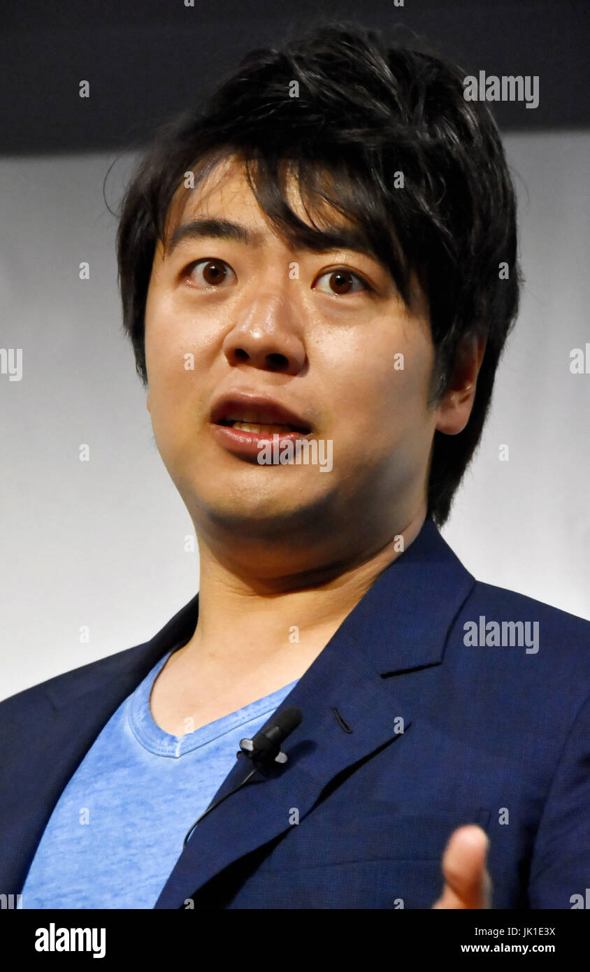 Famous Chinese concert pianist Lang Lang at the China Advertising