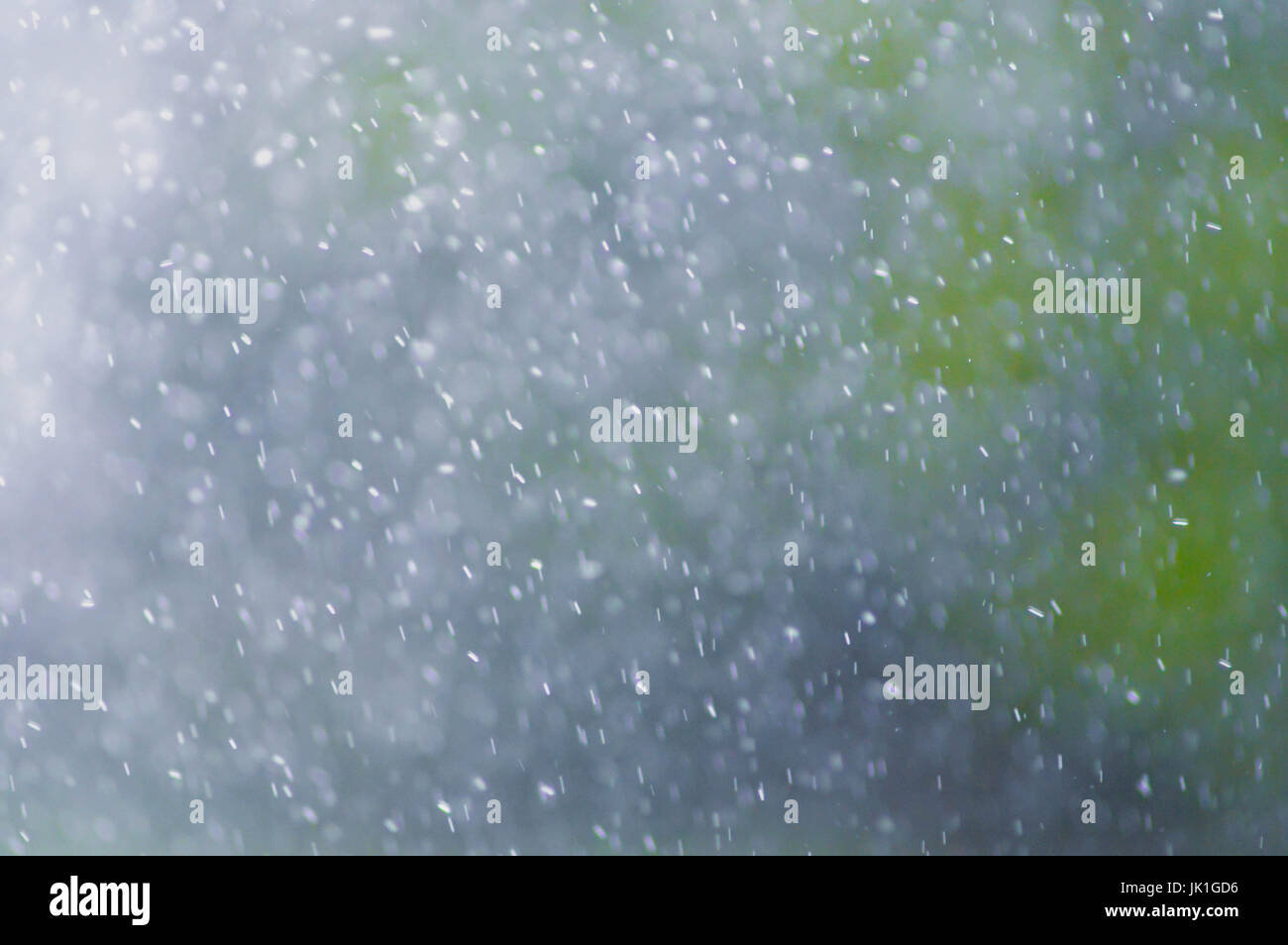 Rain drops abstract background Stock Photo