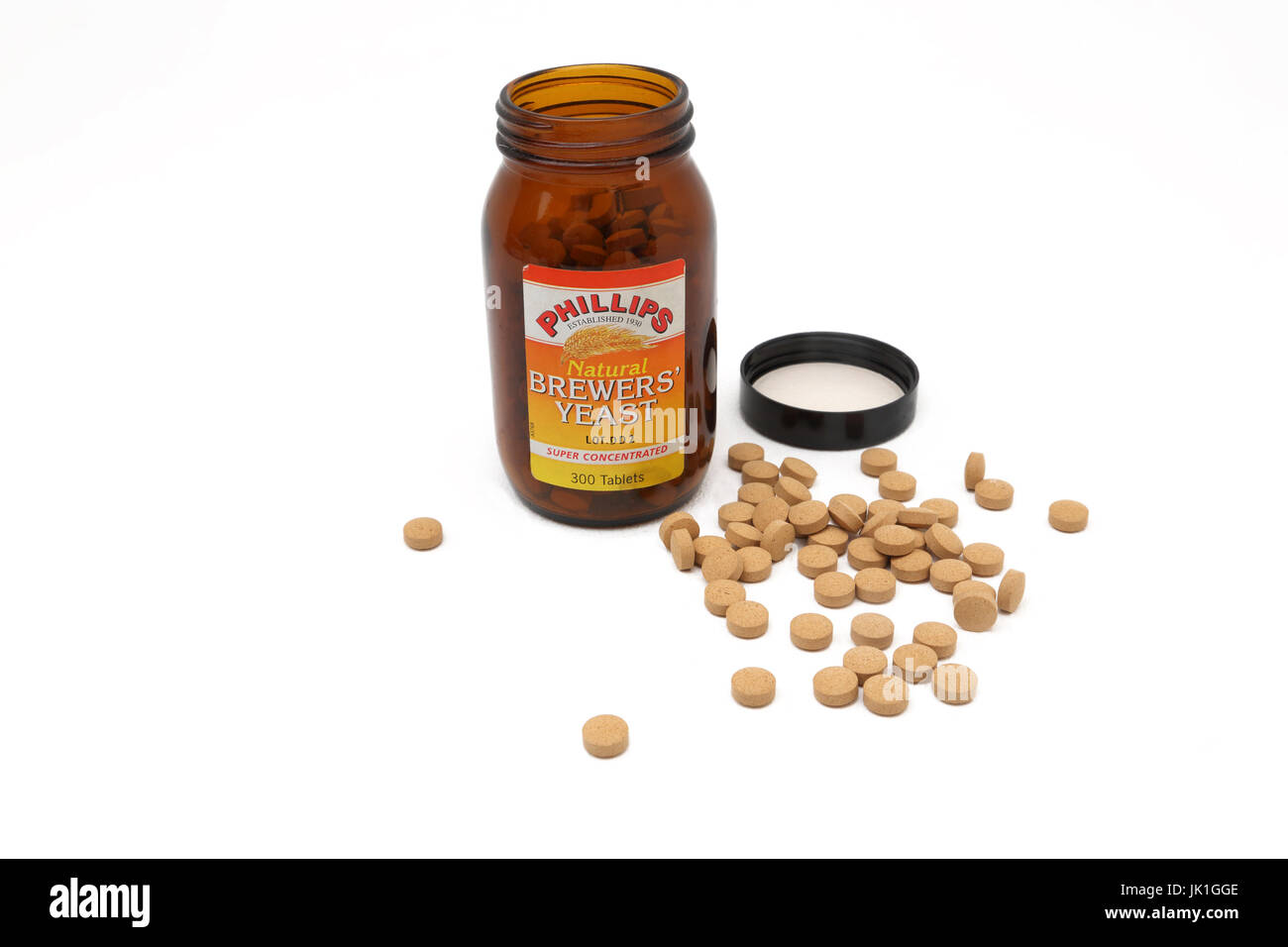 Phillip's Natural Brewers Yeast Suppliment Tablets Stock Photo Alamy