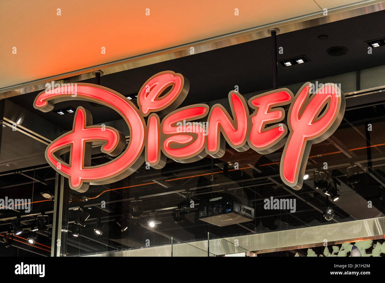 Las Vegas Circa July 2017 Disney Store Retail Mall Location. Disney