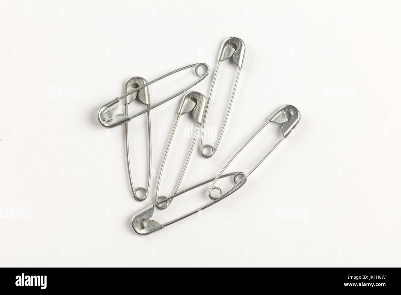 sewing safety pin isolated on a white background Stock Photo Alamy