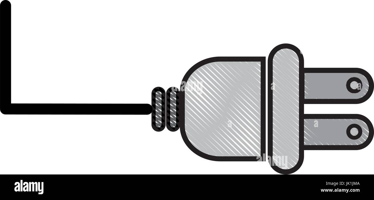 electric plug icon over white background vector illustration Stock ...
