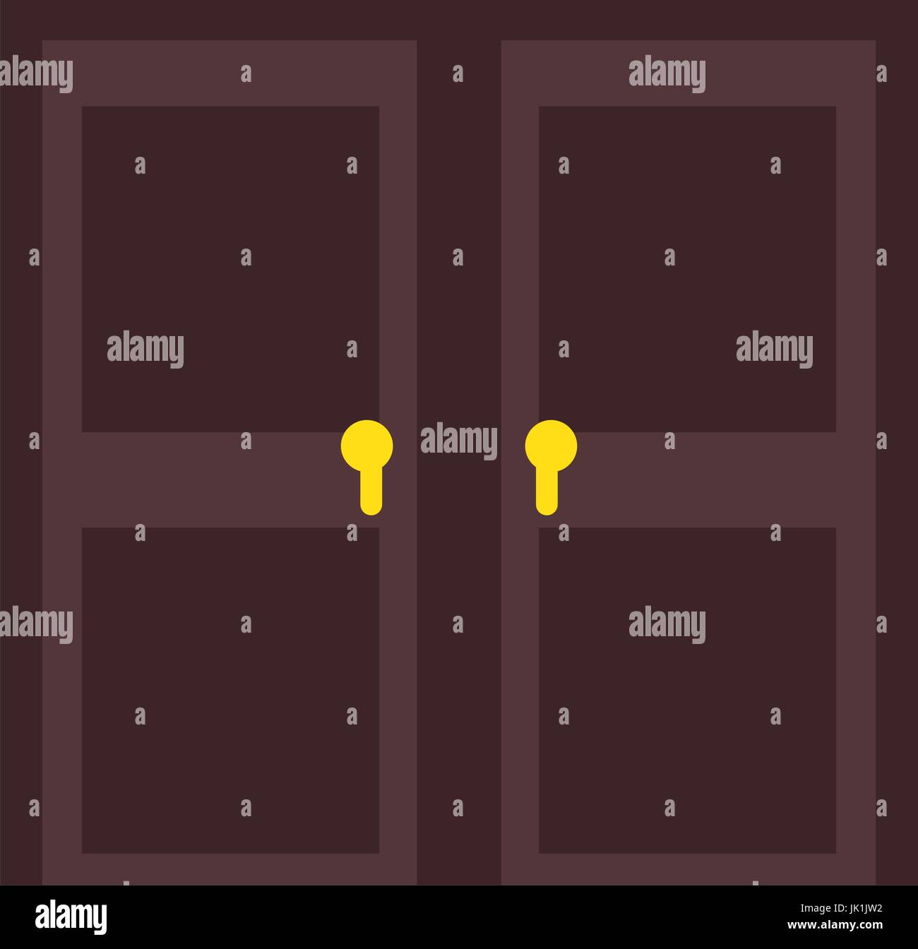 door icon over white background vector illustration Stock Vector Image ...