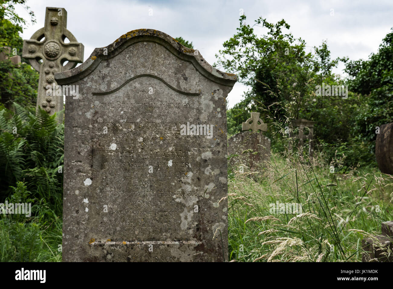 The grave of Kenneth Grahame famous for writing The Wind in the Willows ...