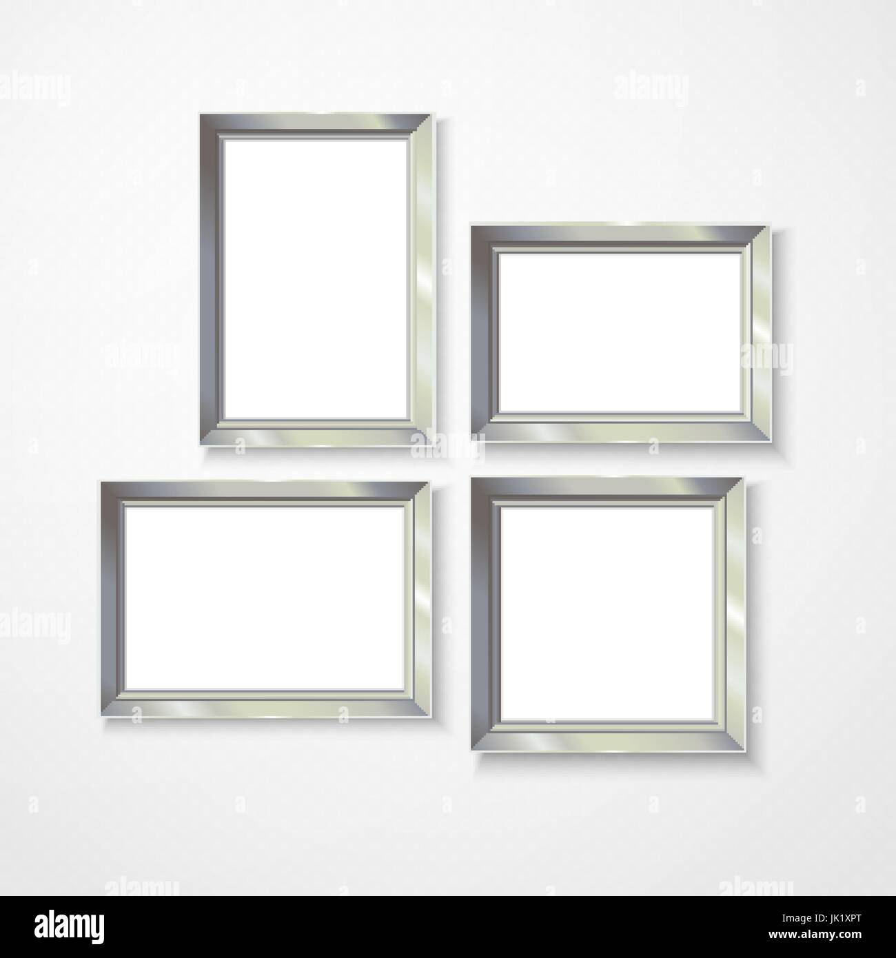 hanging paper sign frame grey picture vector shadow art Stock Vector ...