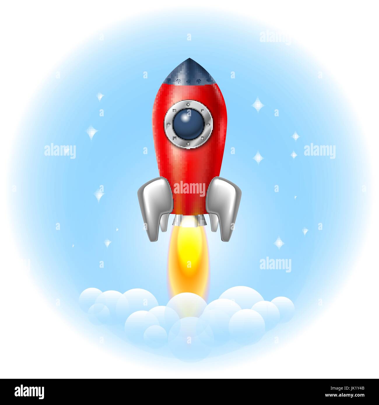 Rocket icon space vector spaceship technology illustration ship fire ...