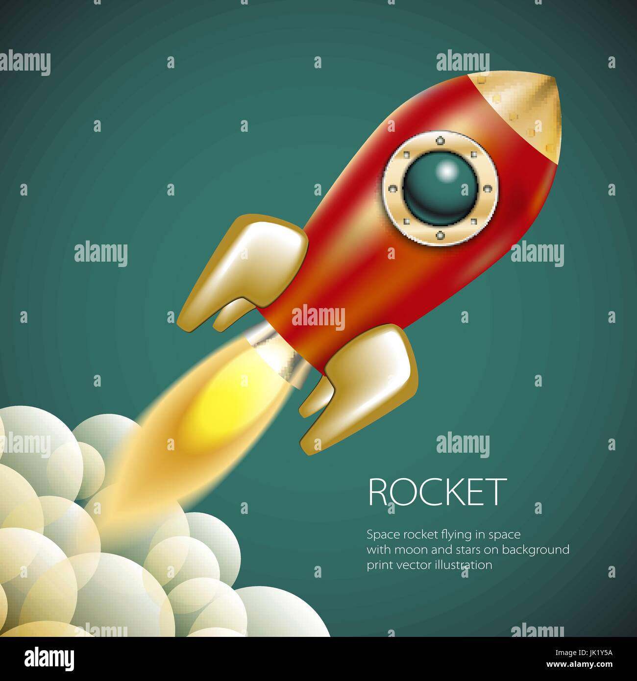 Rocket icon space vector spaceship technology illustration ship fire ...