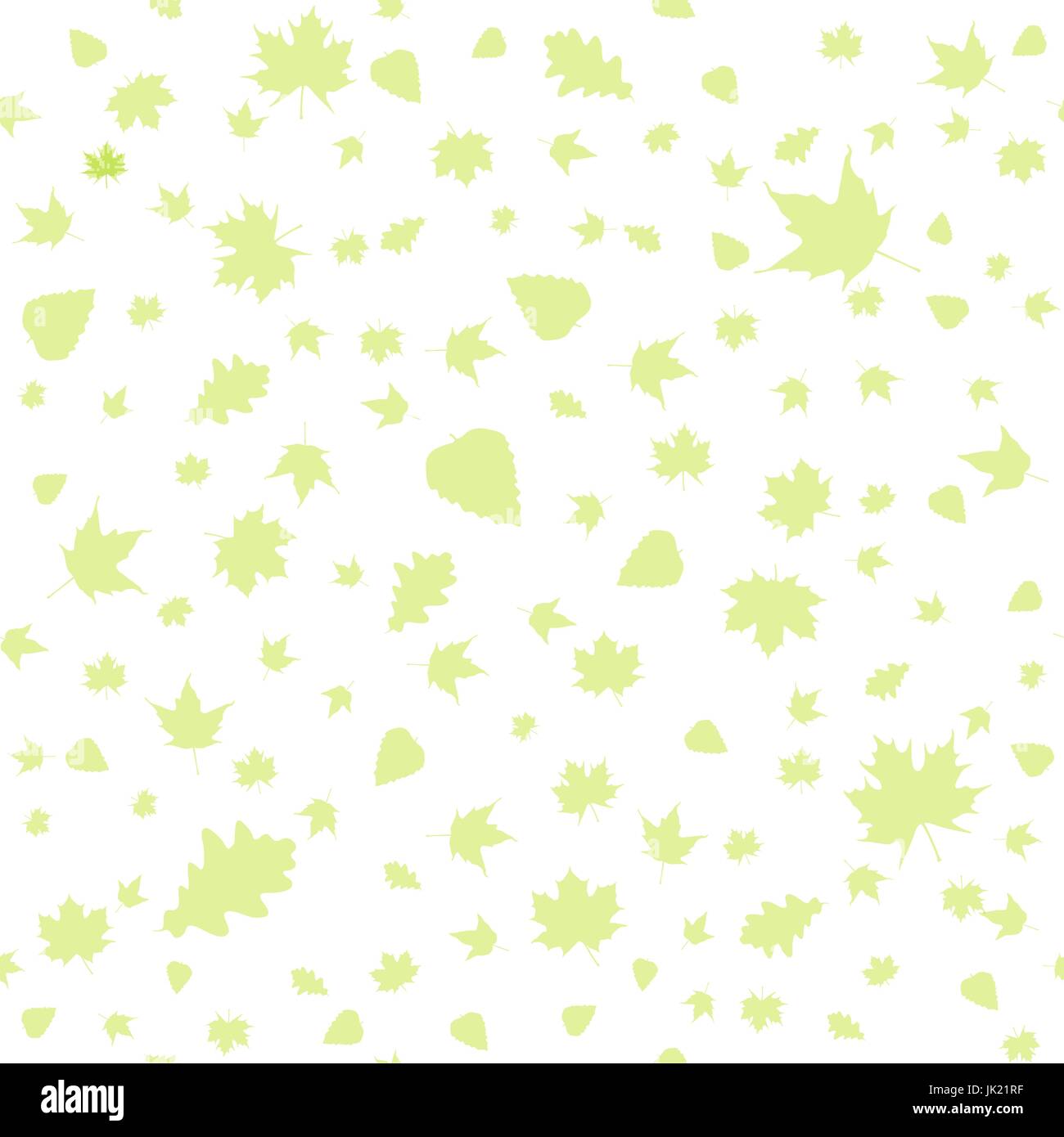 Seamless pattern with colorful autumn leaves. Vector illustration Stock ...
