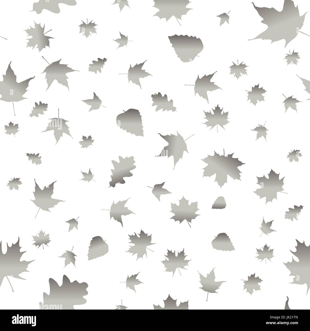 Seamless pattern with colorful autumn leaves. Vector illustration Stock ...