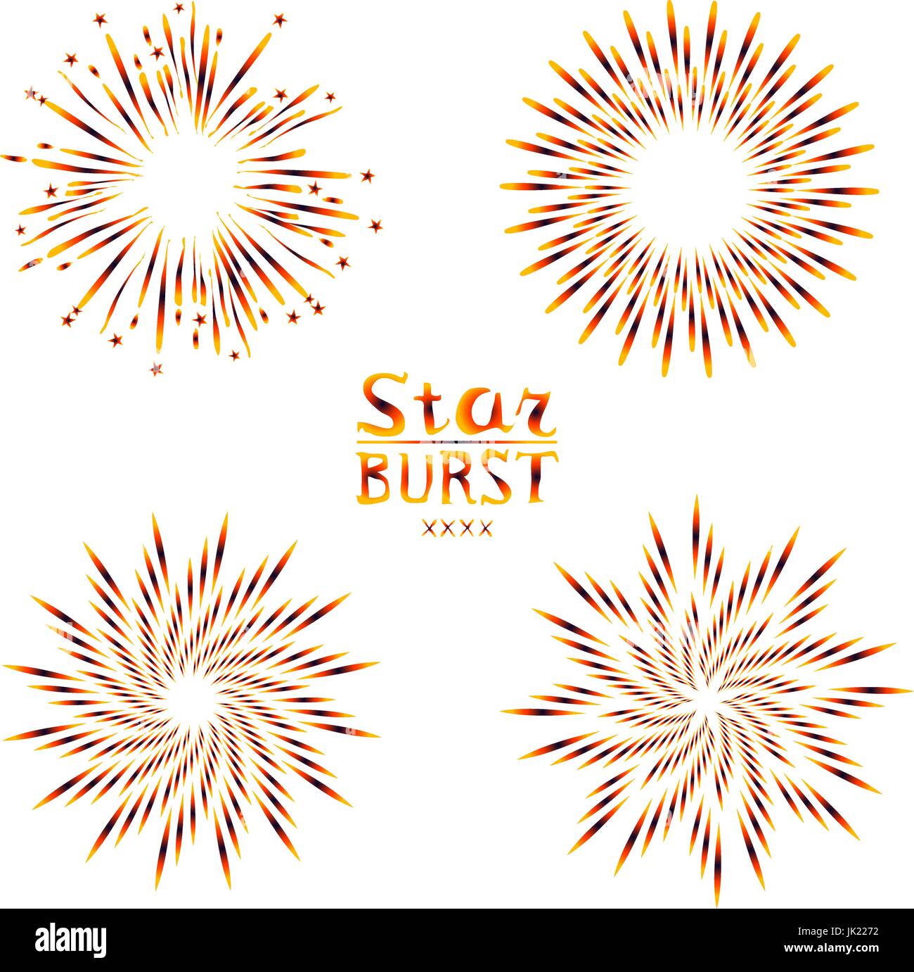 Background design with abstract fireworks and salute. art Stock Vector ...
