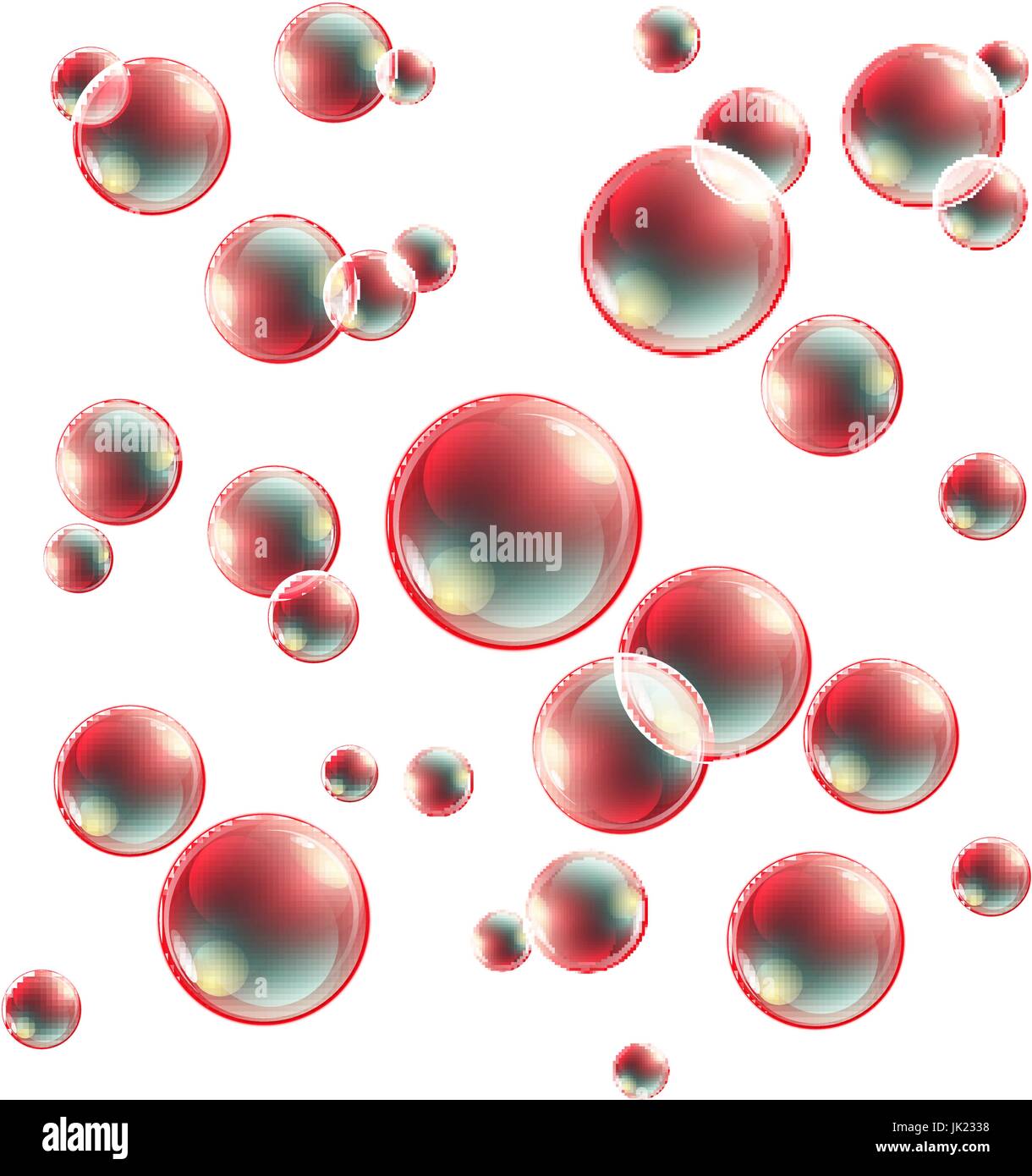 bright blue soap bubbles on white background Stock Vector Image & Art ...