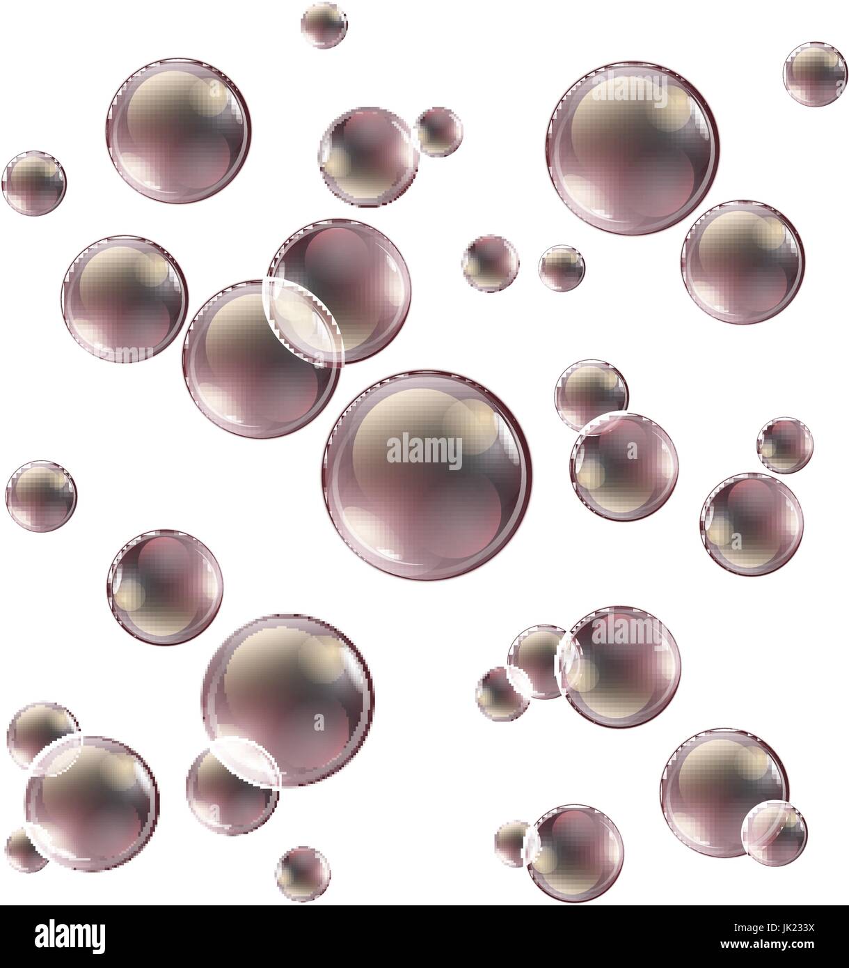 bright blue soap bubbles on white background Stock Vector Image & Art ...