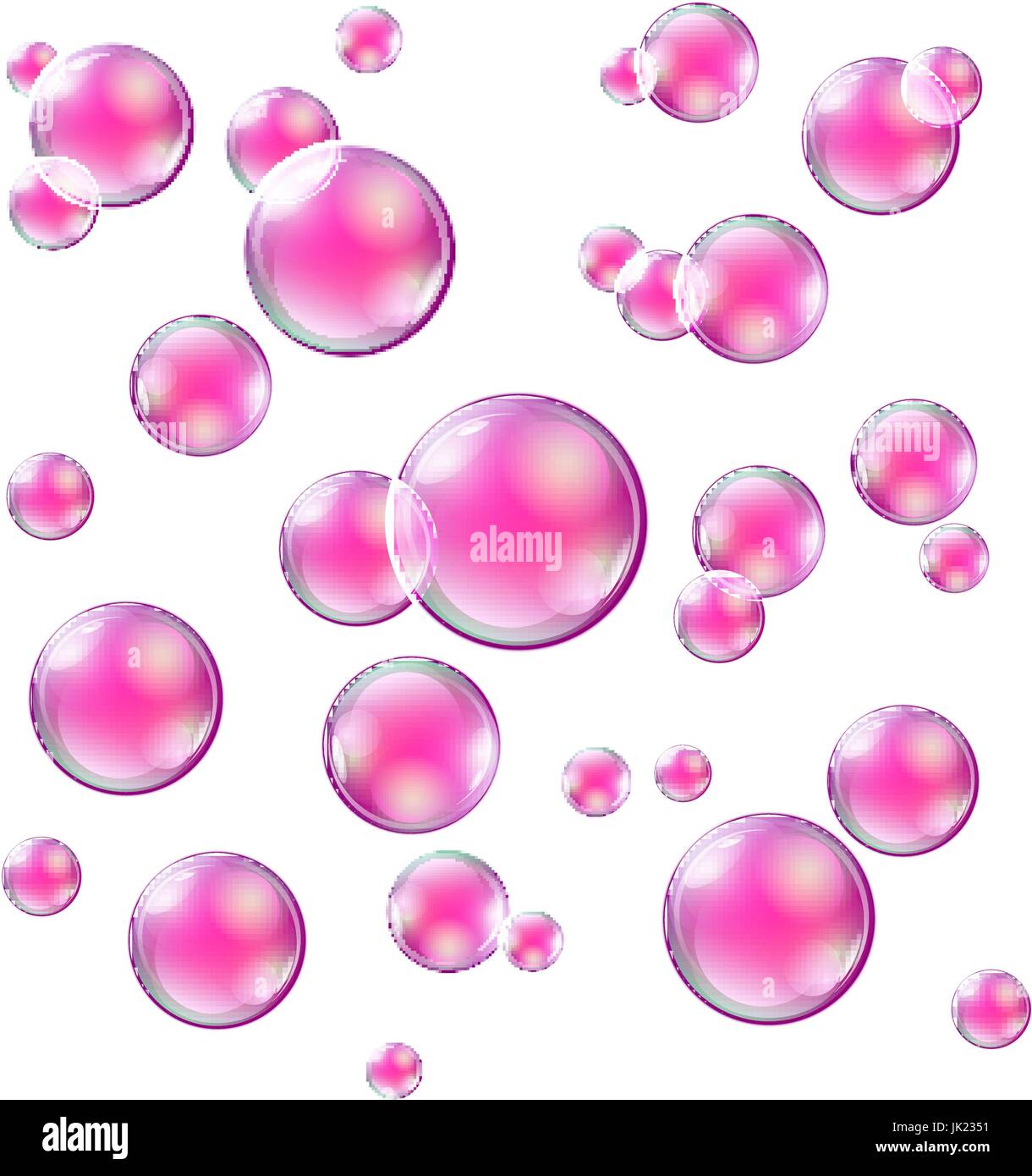 bright blue soap bubbles on white background Stock Vector Image & Art ...