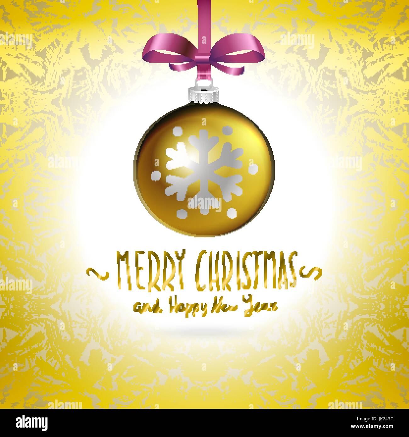 Golden realistic vector Christmas balls art Stock Vector Image & Art ...