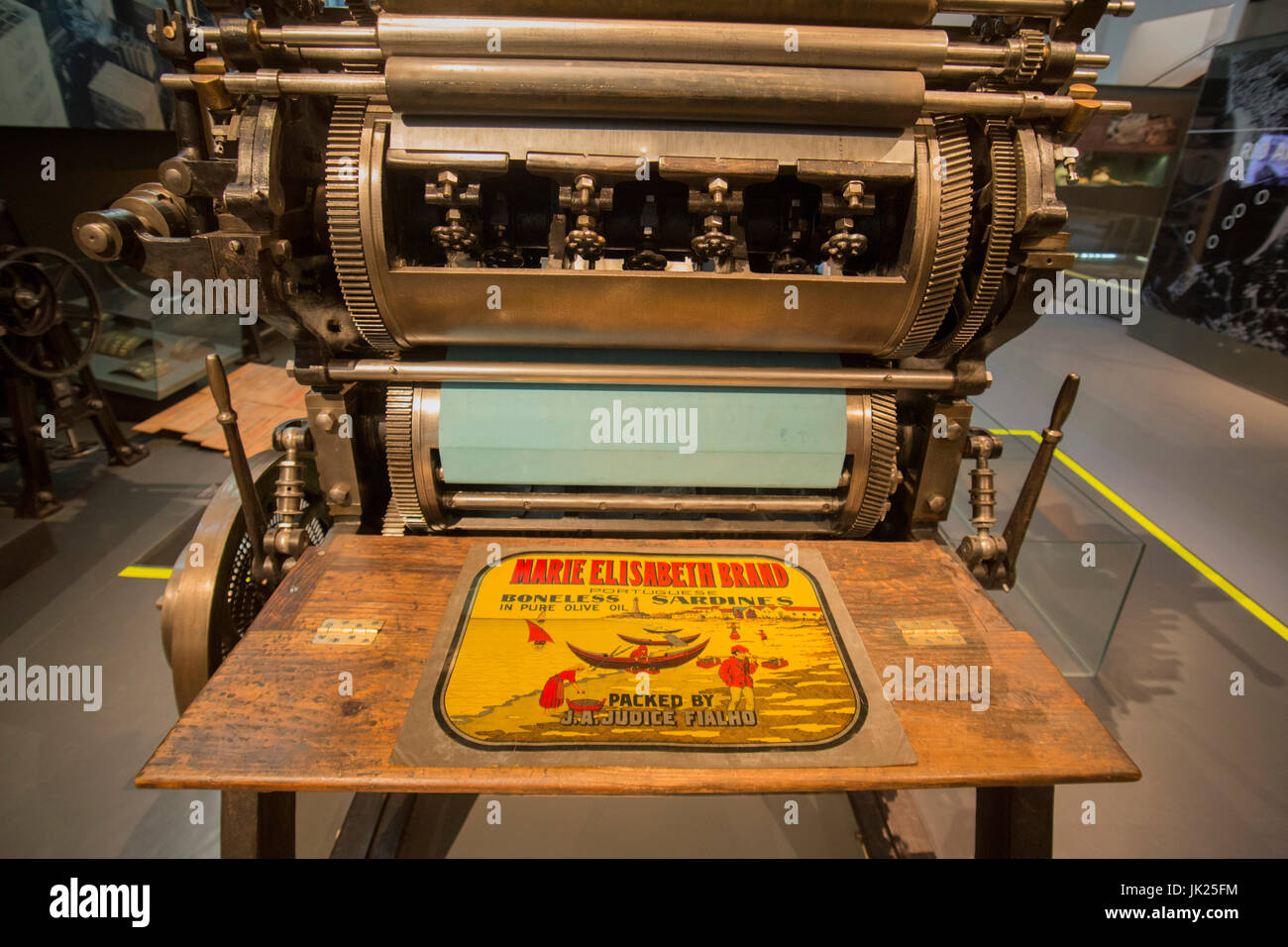 the Museu de Portimao and old Factory of sardines Fish can factory Fabrica de conservas la rose