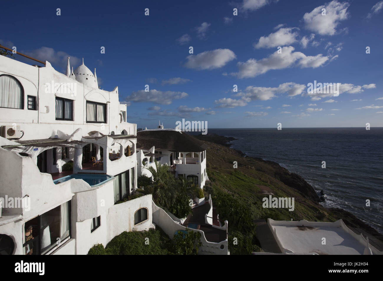 Uruguay, Punta del Este area, Punta Ballena, Casapueblo, hotel and art gallery of artist Carlos Paez Vilaro Stock Photo