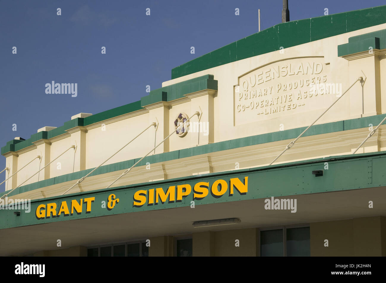 Australia, Queensland, Capricorn Coast, Rockhampton, Historic Building along Quay Street, Stock Photo