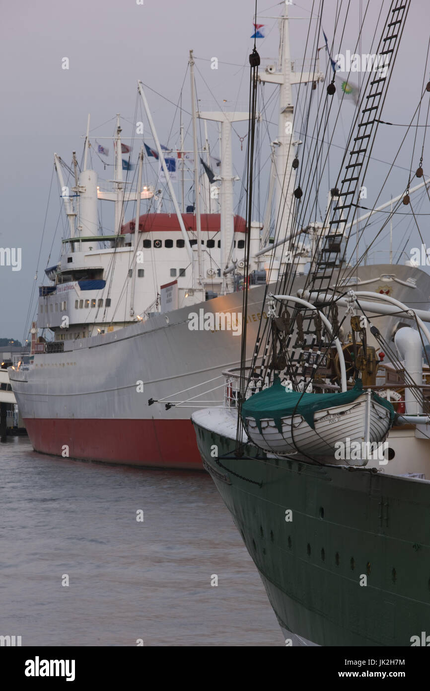 Germany, State of Hamburg, Hamburg, Museum Ship Cap San Diego, Stock Photo