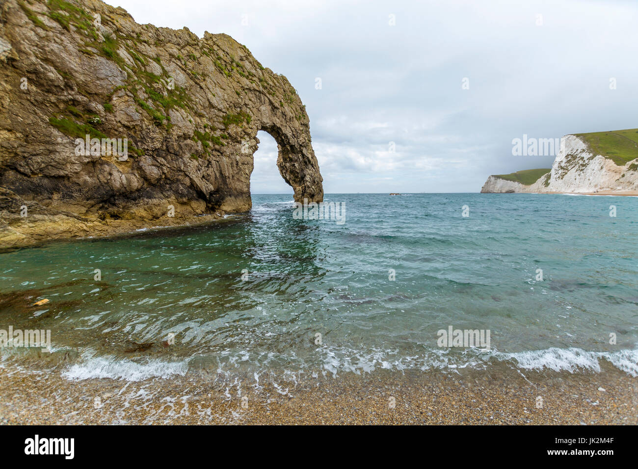 A view of Durdle Door at West Lulworth, Dorset Stock Photo