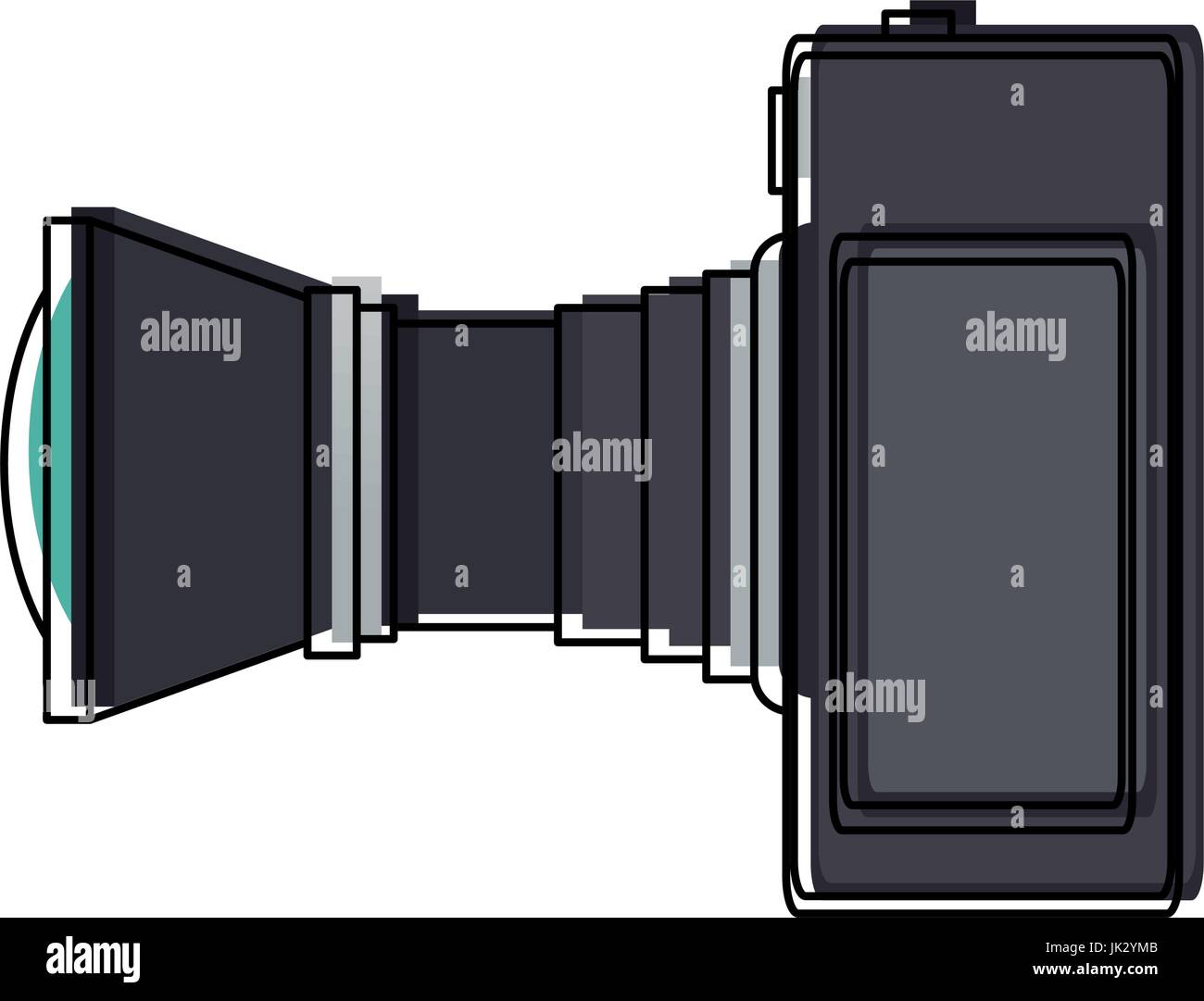 professional camera photo lens equipment Stock Vector Image & Art Alamy