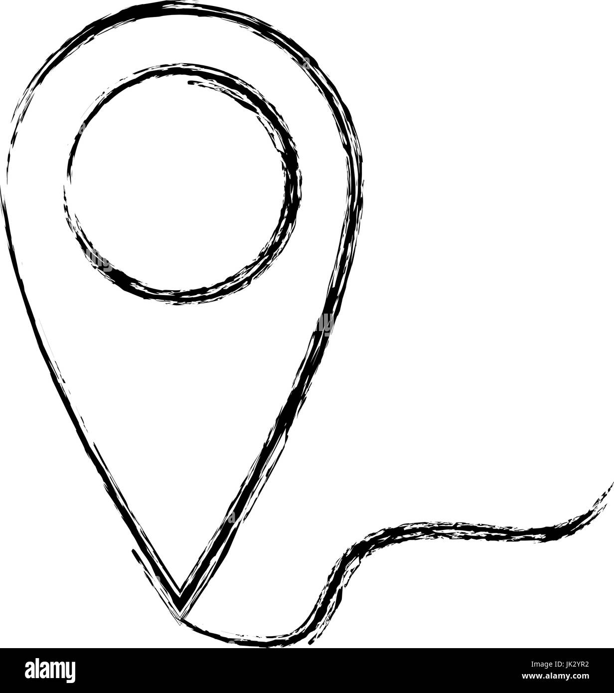 pointer map location navigation gps icon Stock Vector Image & Art - Alamy
