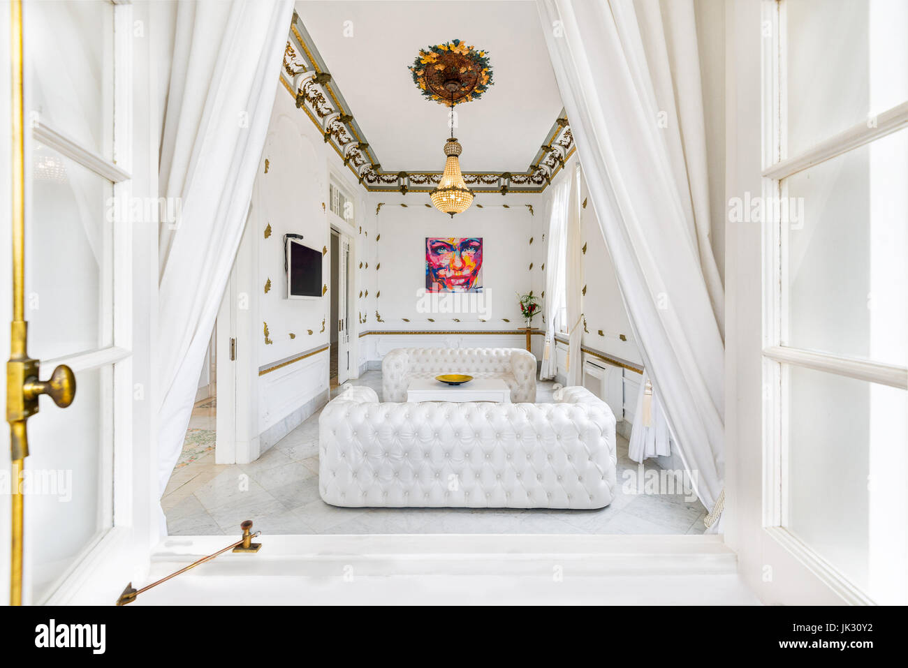 renovated home with different styles art design and use as rental properties in Cuba, this photo