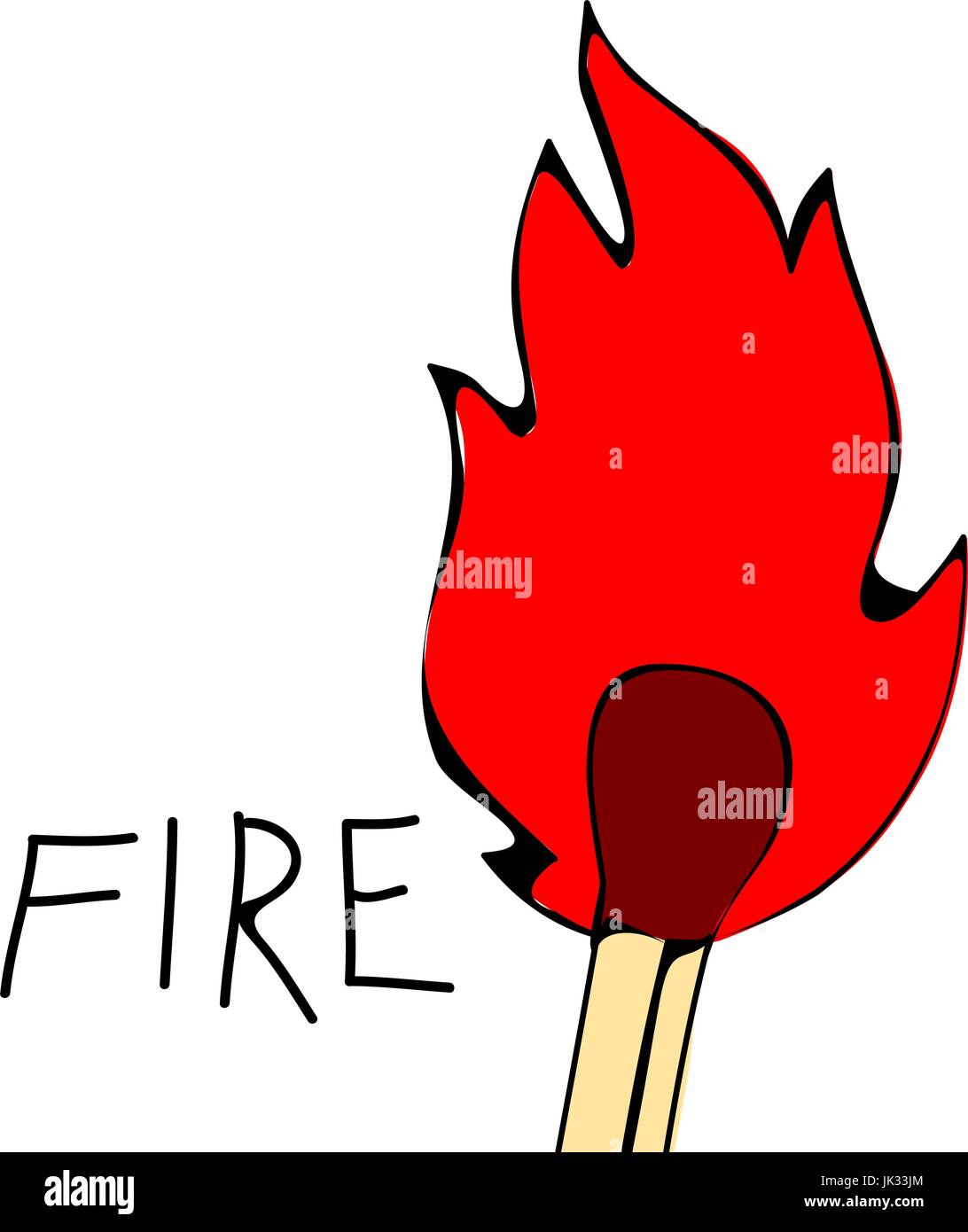 Fire flames, set icons, vector illustration art Stock Vector Image ...