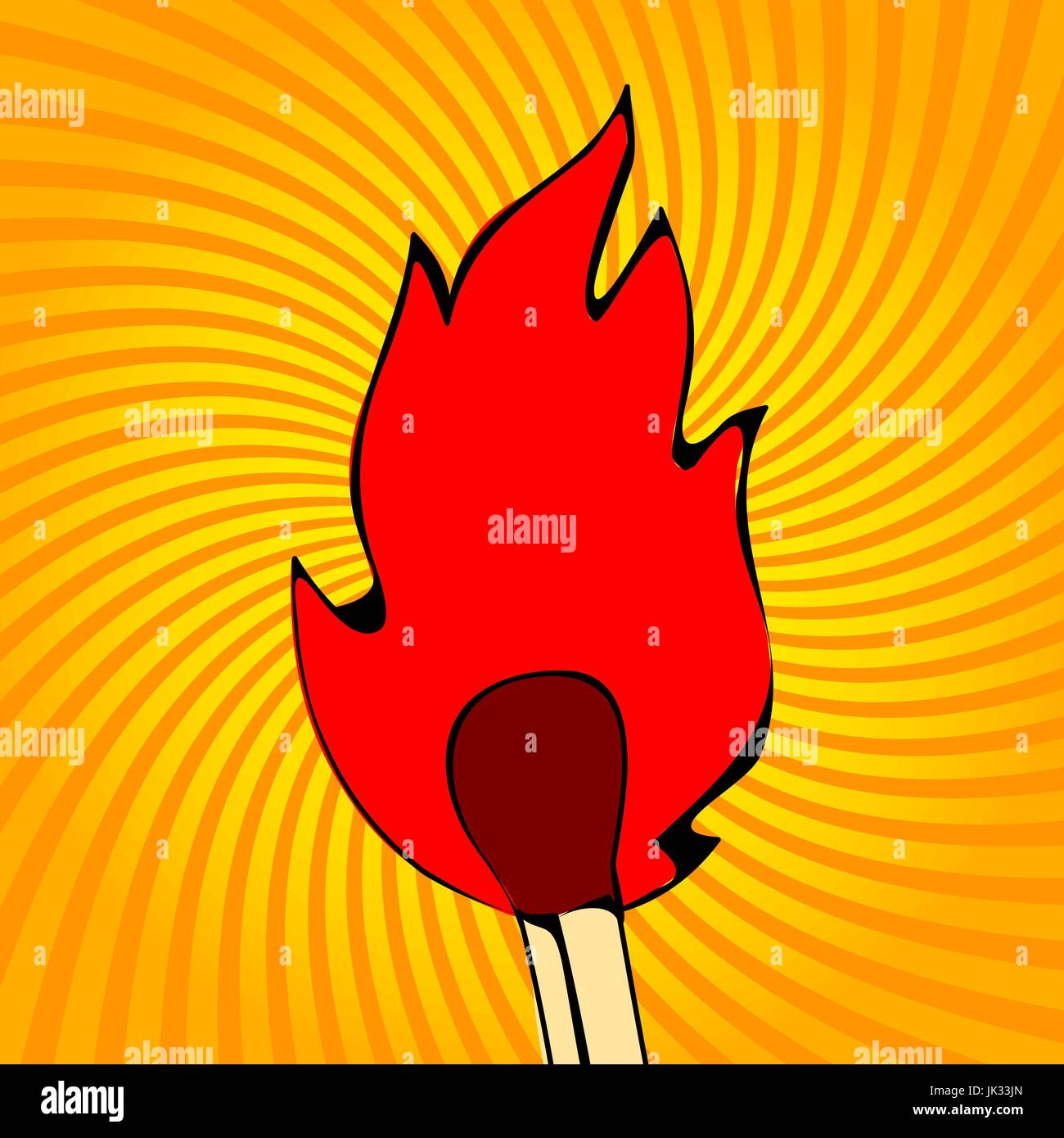 Fire flames, set icons, vector illustration art Stock Vector Image ...