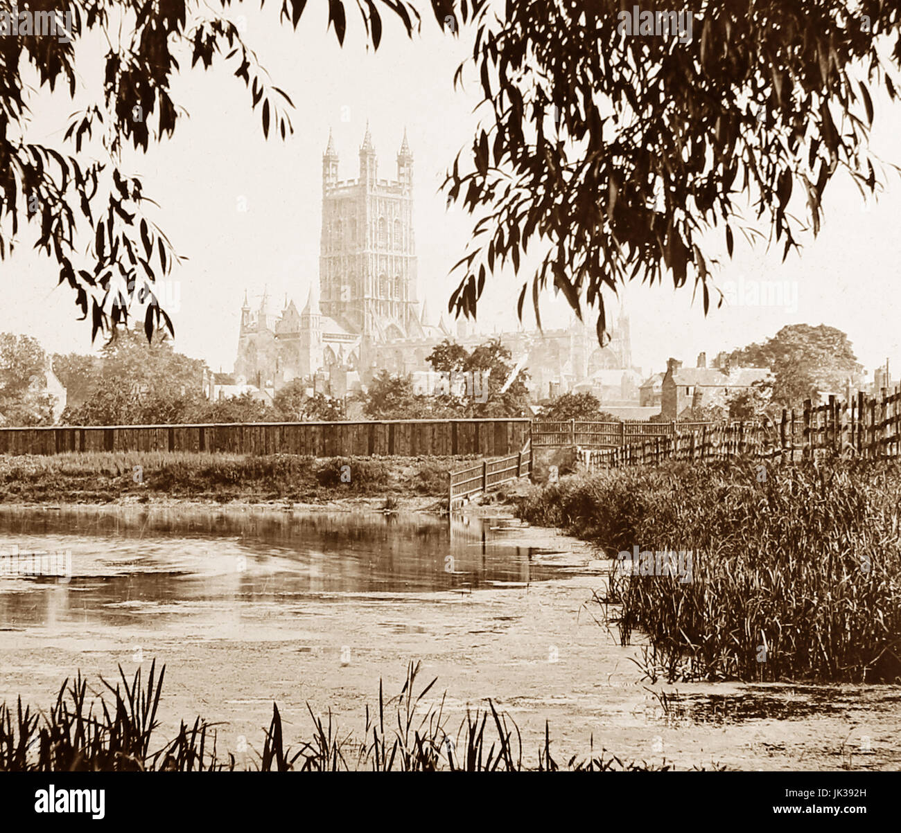 Gloucester Cathedral, England, Victorian period Stock Photo