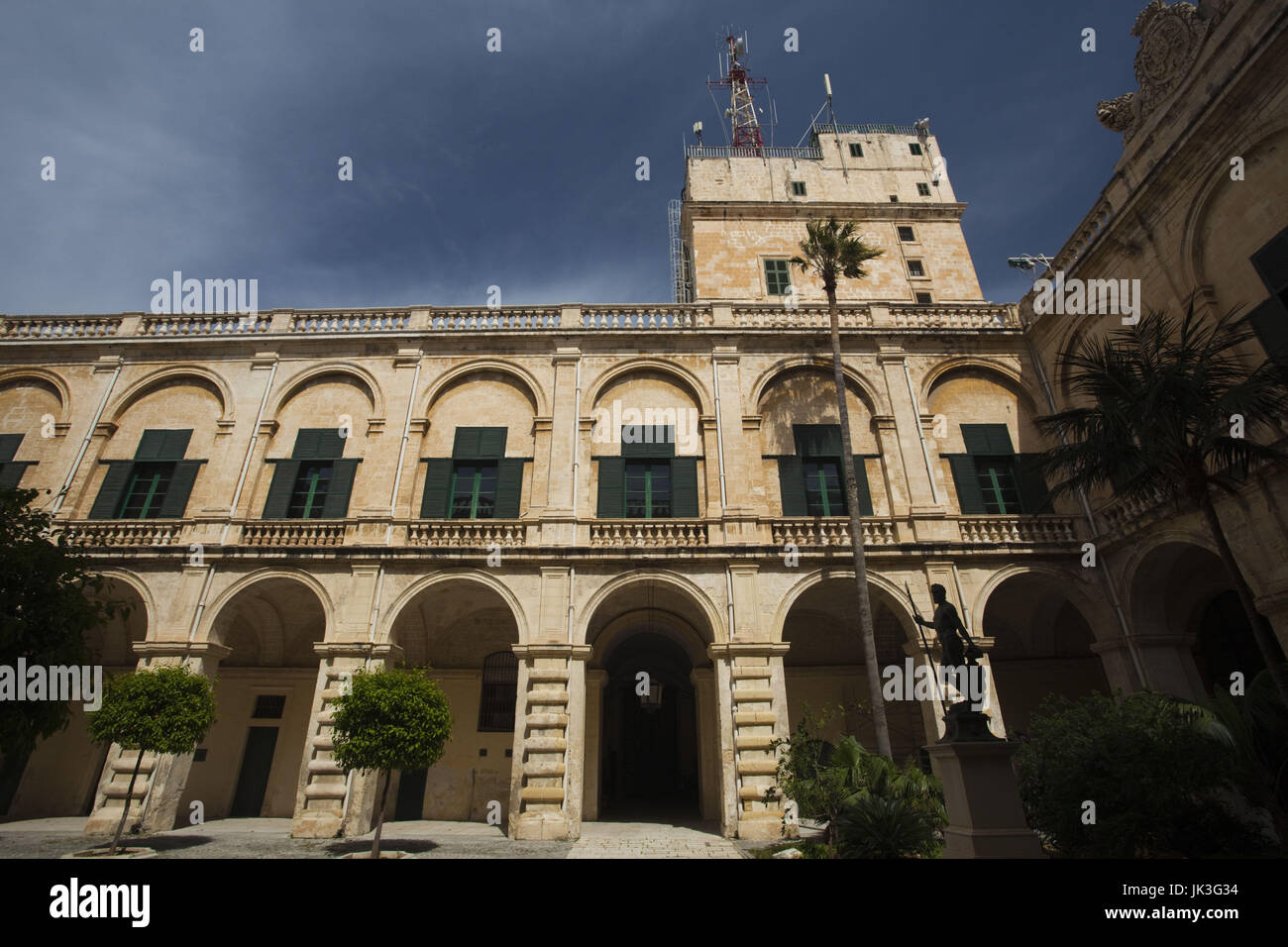 Malta, Valletta, Grand Master's Palace, exterior Stock Photo