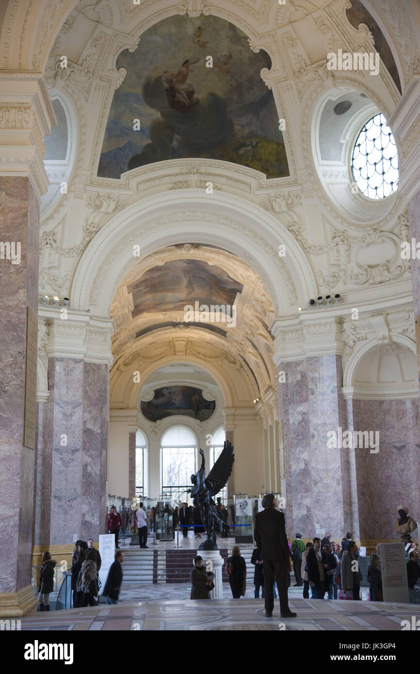 France, Paris, Petit Palais museum, main lobby (NR) Stock Photo