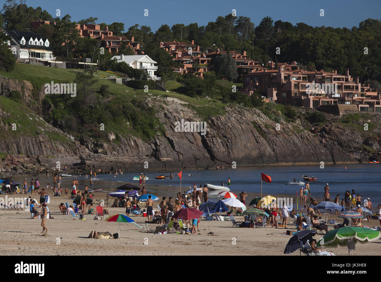 Uruguay, Punta Ballena, Playa Portezuelo beach Stock Photo