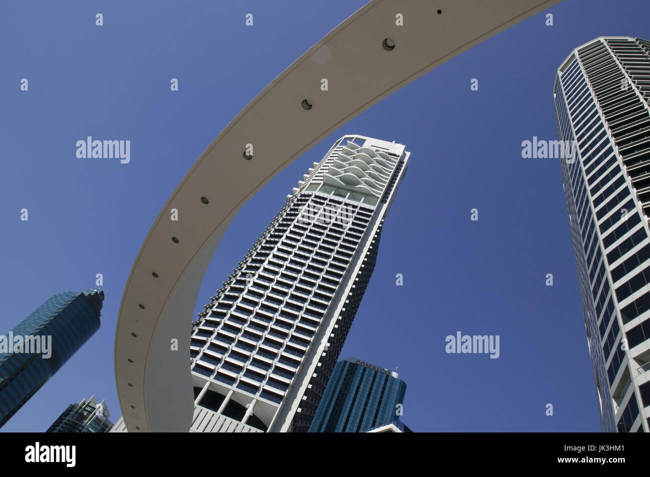 Australia, Queensland, Brisbane, Riparkin Plaza Building at Riverside Centre along the Brisbane River, Stock Photo