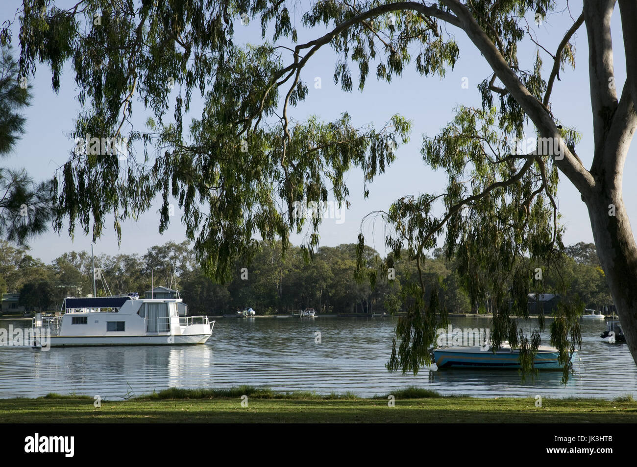 Australia, Queensland, Sunshine Coast, Noosa, Along the Noosa River, Morning, Stock Photo