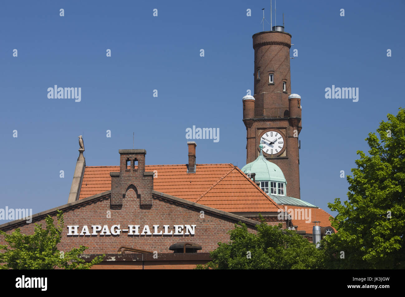 Germany, Niedersachsen, Cuxhaven, Hapag-Hallen Passenger terminal museum, exterior, Stock Photo