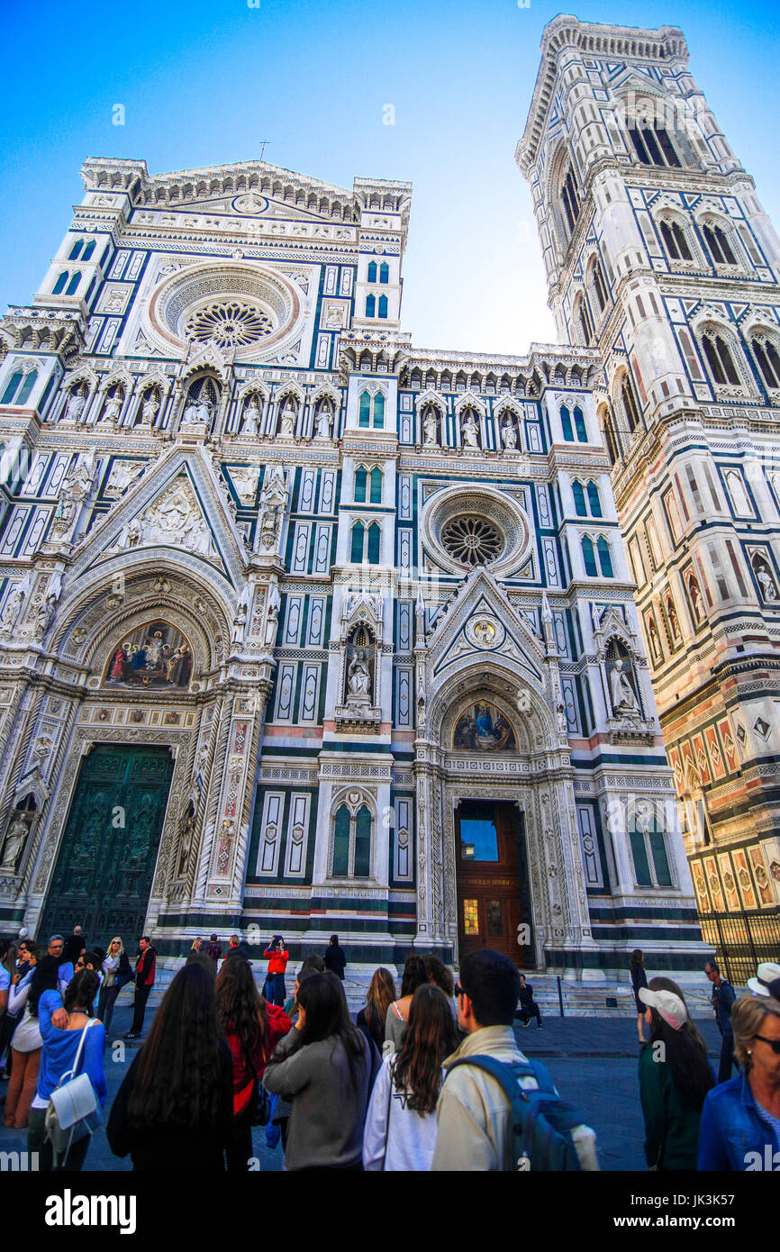 Views of the Duomo in Florence, the Cathedral of Santa Maria del Fiore ...