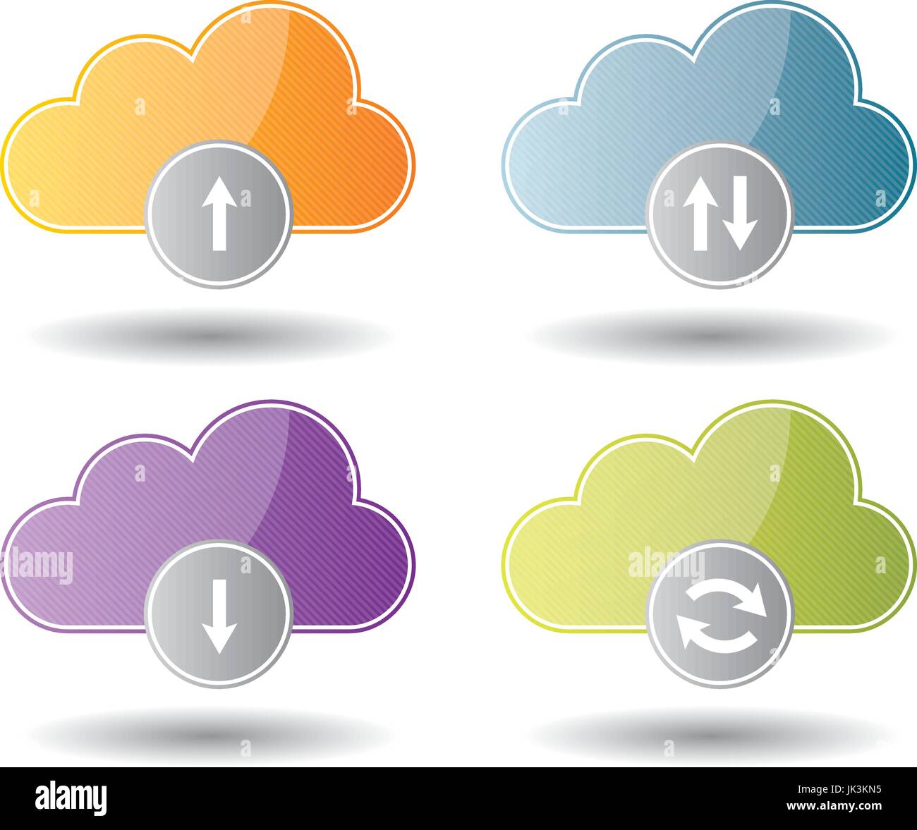 Cloud computing concept vector illustration Stock Vector Image & Art ...