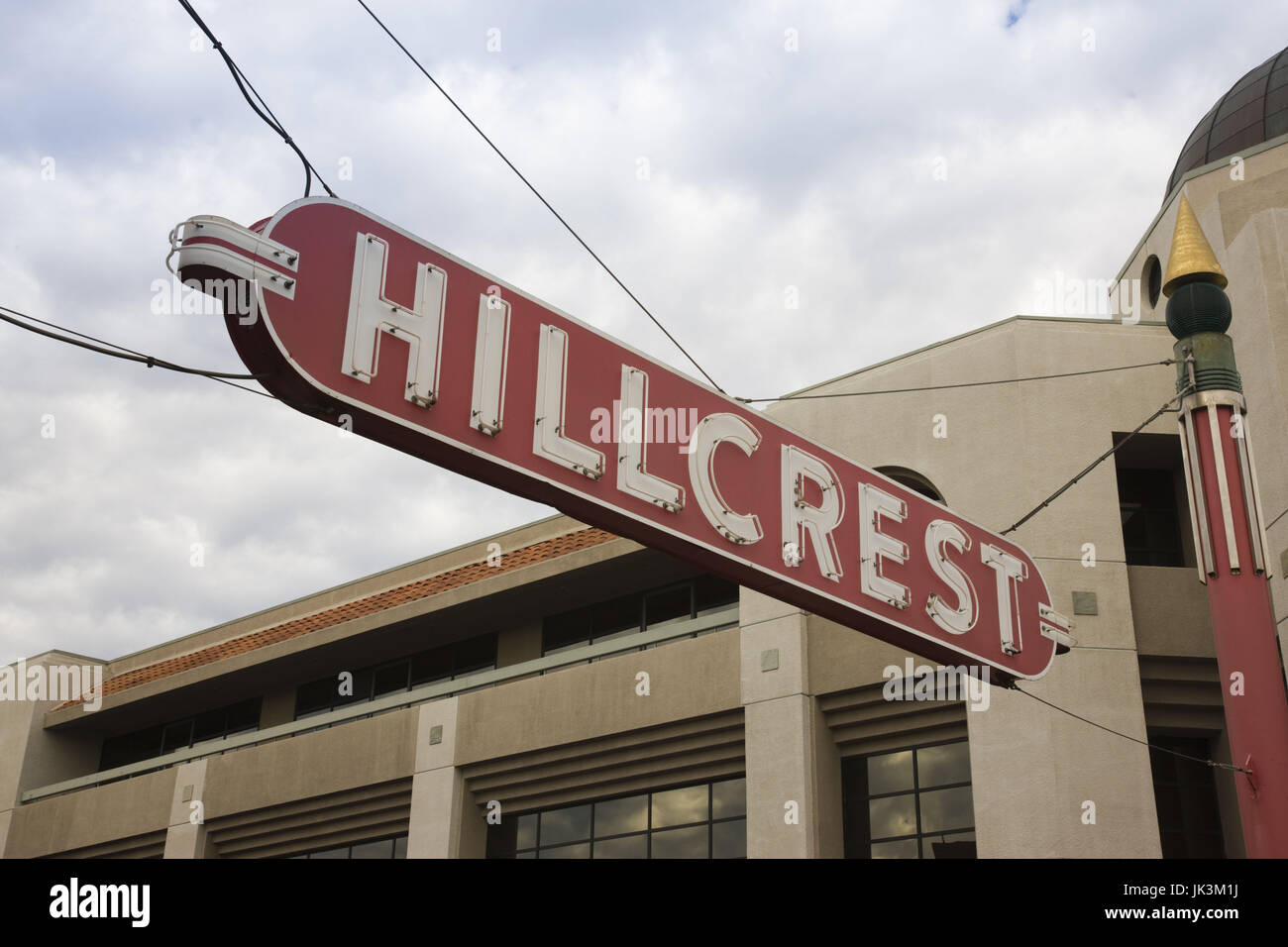 USA, California, San Diego, signs for Hillcrest, center of San Diego gay community Stock Photo