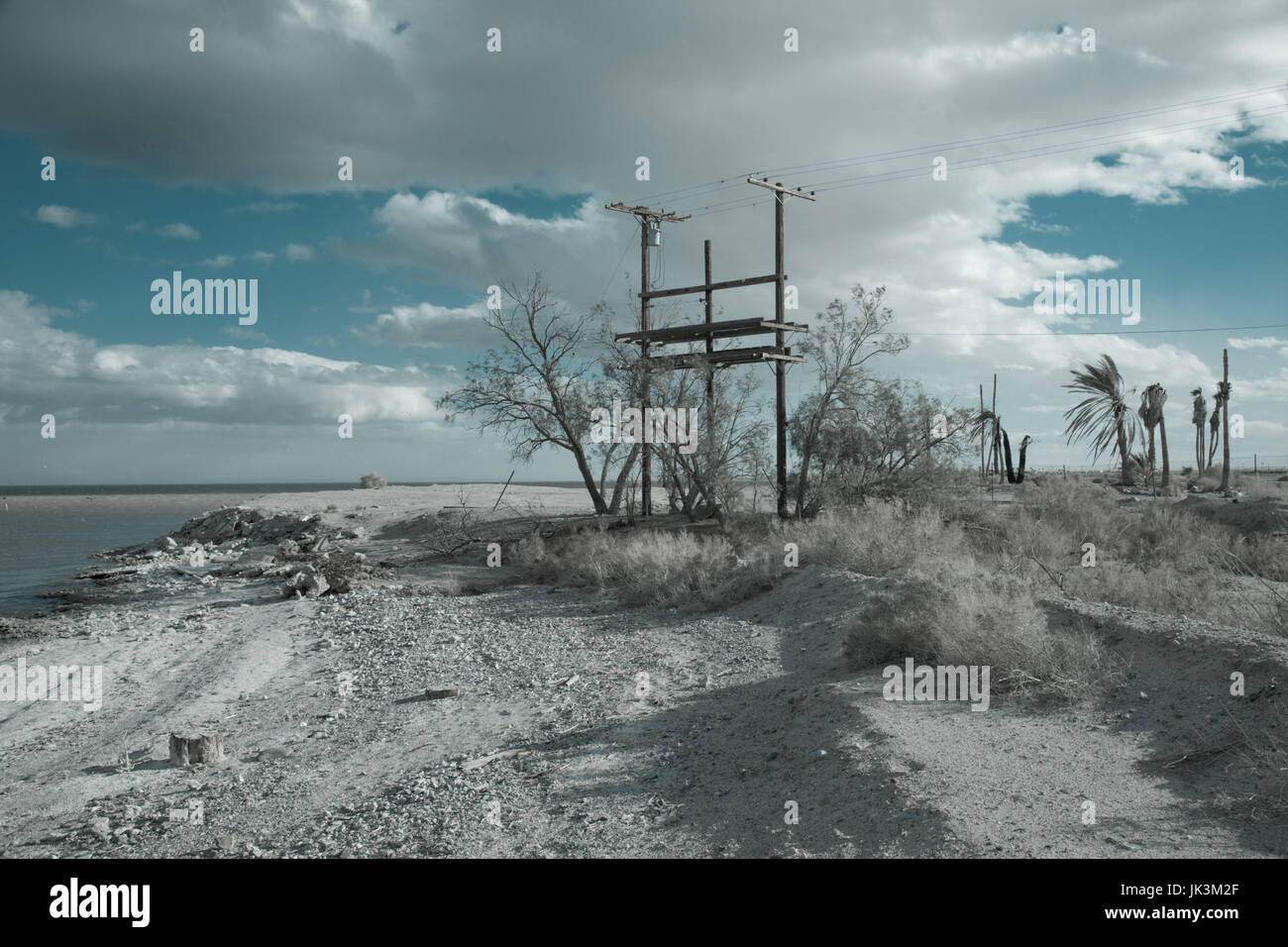USA, California, Salton City, view of the Salton Sea Stock Photo Alamy