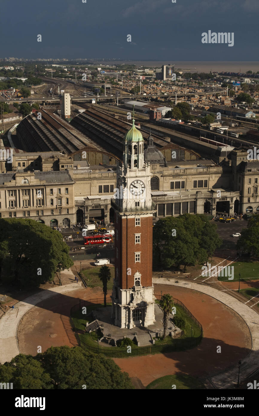 Torre Monumental (Torre de los Ingleses - English tower) and Retiro railway  station, Buenos Aires, Argentina Stock Photo - Alamy