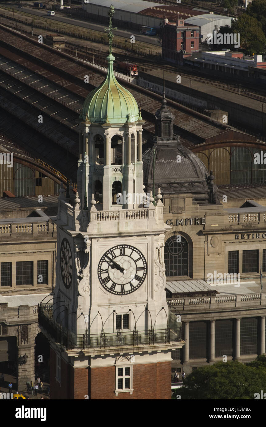 Torre Monumental (Torre de los Ingleses - English tower) and Retiro railway  station, Buenos Aires, Argentina Stock Photo - Alamy