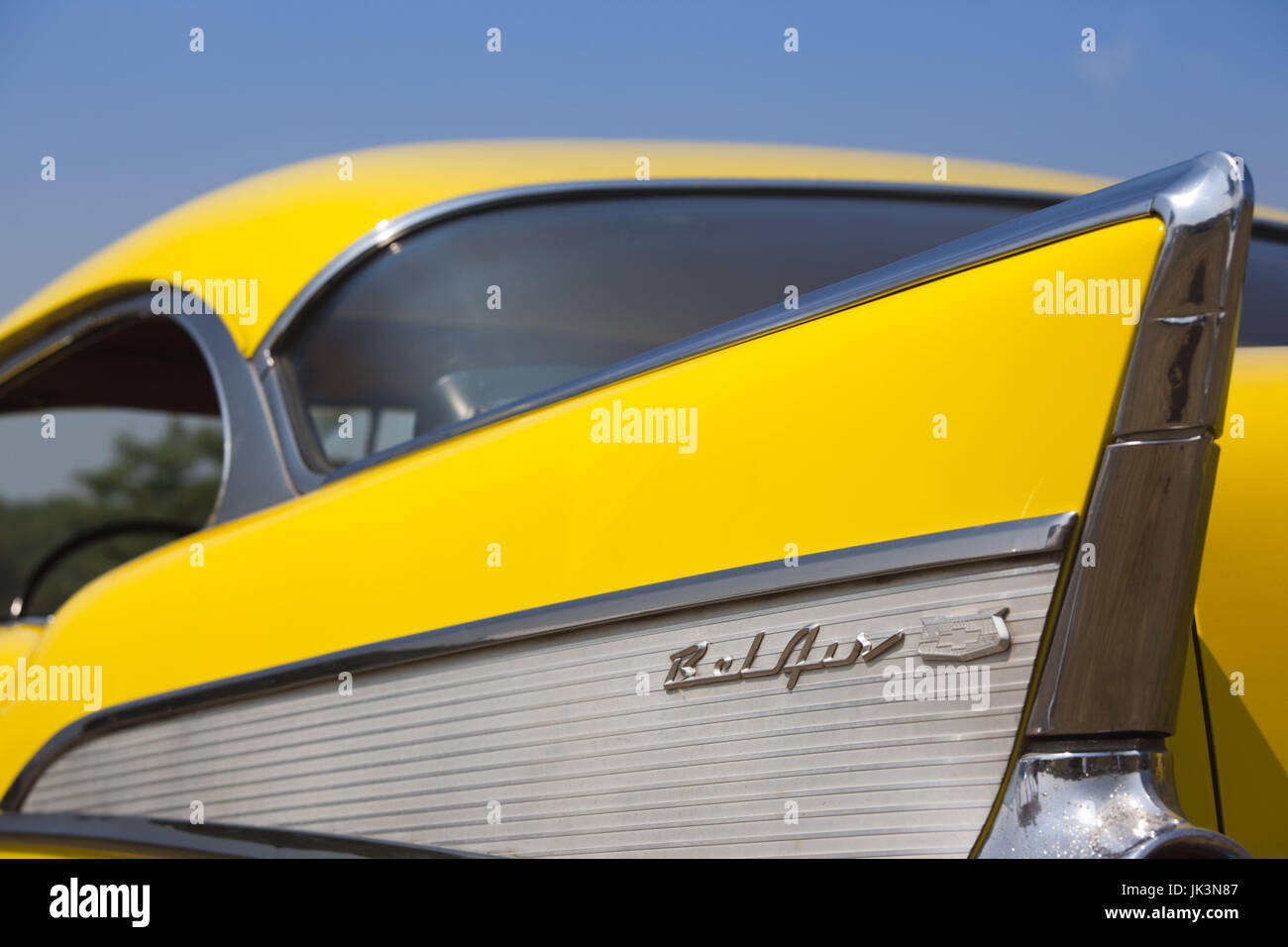 USA, Massachusetts, Cape Ann, Gloucester, antique car show, detail of