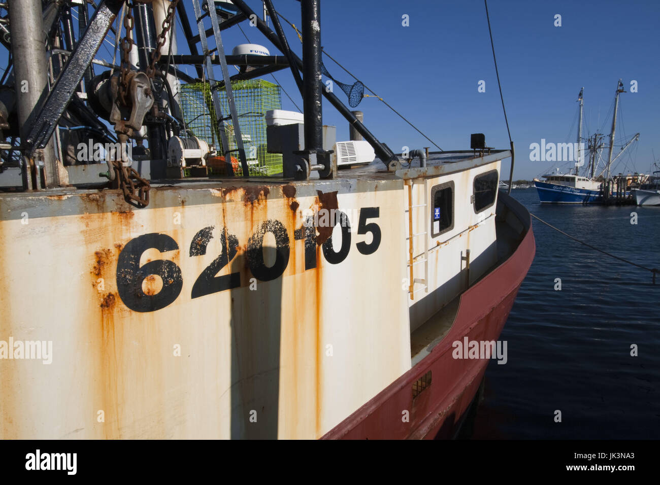 USA, New York, Long Island, Montauk, fishing boat Stock Photo Alamy