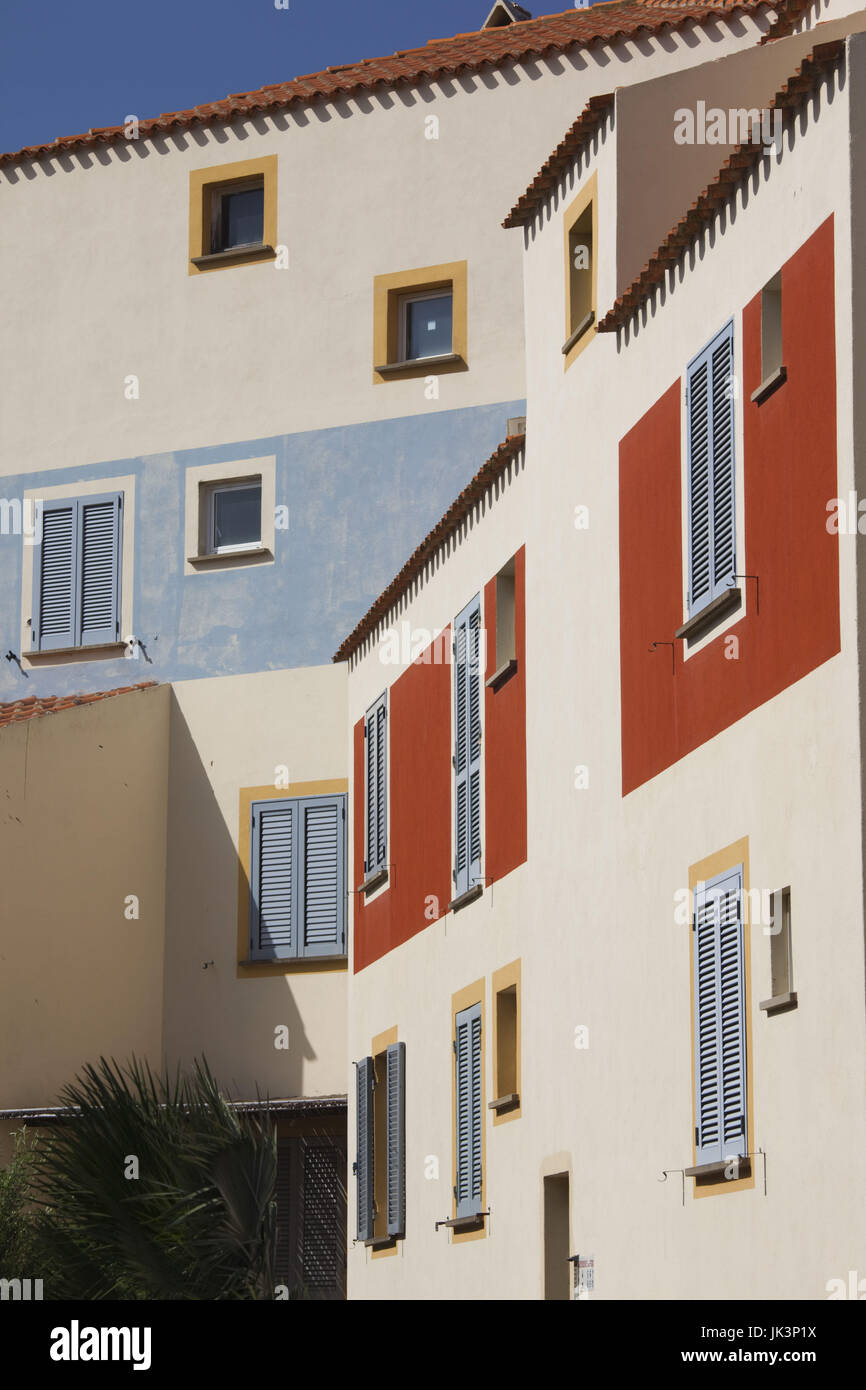 Italy, Sardinia, Northern Sardinia, Palau, condominium detail Stock Photo