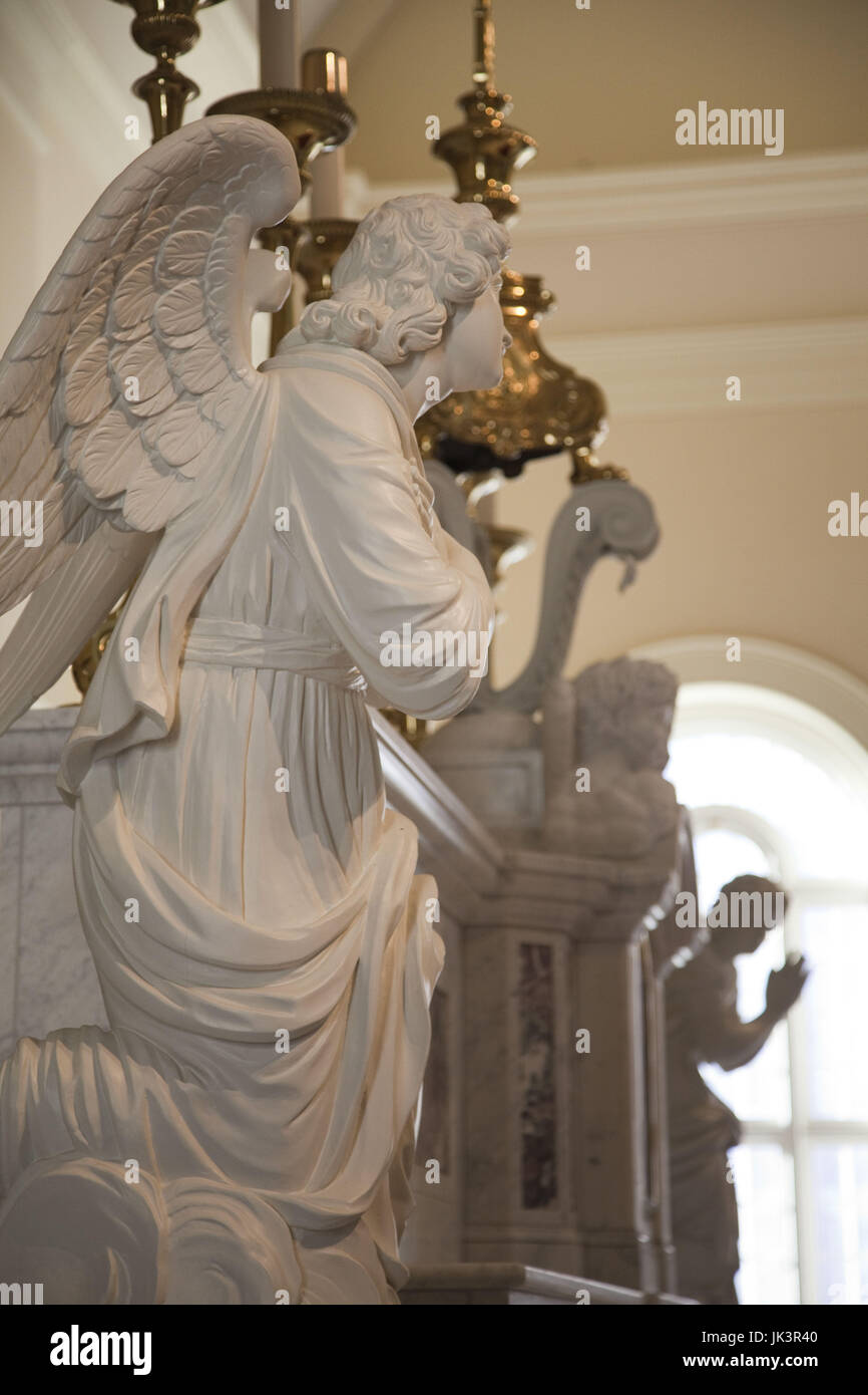 USA, Maryland, Baltimore, Baltimore Basilica, interior Stock Photo