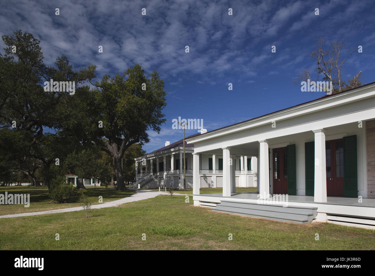 USA, Mississippi, Biloxi, Beauvoir, The Jefferson Davis Home and Presidential Library, former home of US Civil War-era Confederate President, Beauvoir House and Library Pavillion Stock Photo
