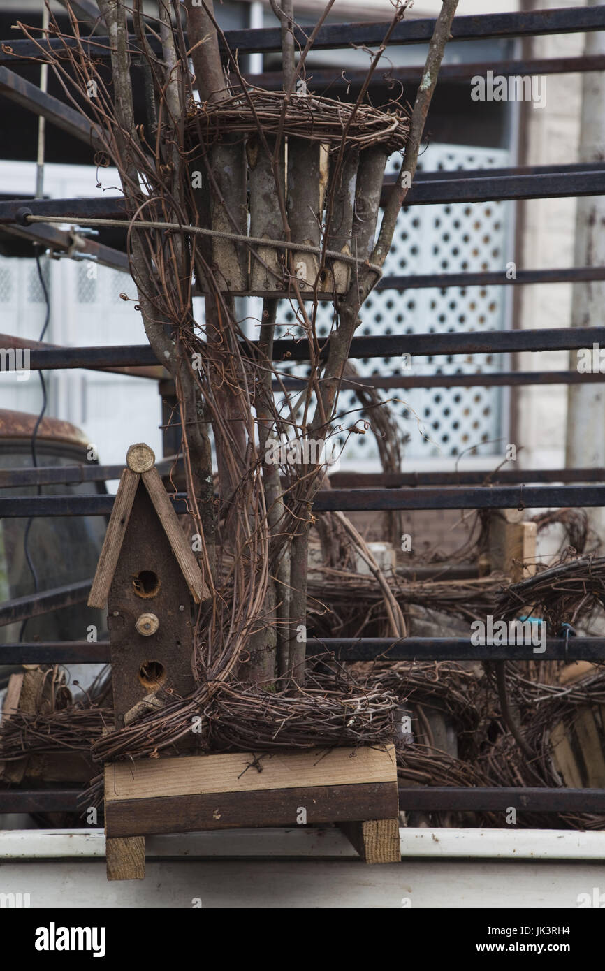 USA, Alabama, Muscle Shoals Area, Tuscumbia, birdhouse Stock Photo