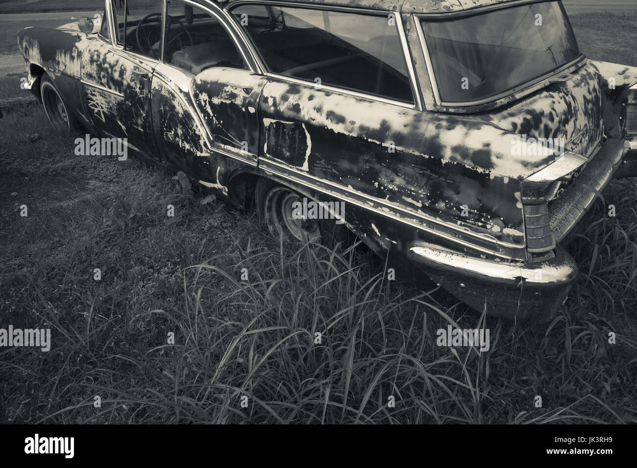 USA, Alabama, Muscle Shoals Area, Tuscumbia, old 1950'sera Oldsmobile